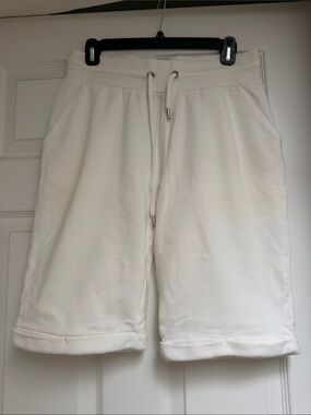 Mono B Men's Cream Drawstring Athletic Shorts